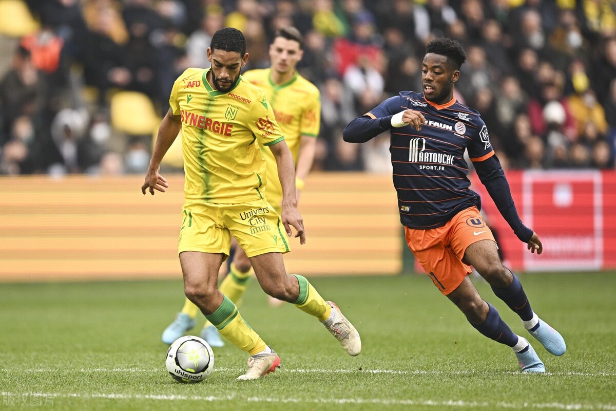 南特中场传控出色，球队进攻数十连环